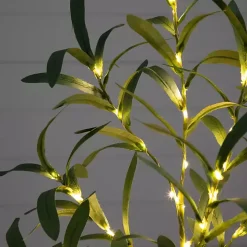 Pre-Lit Warm LED Olive Tree, 2 ft.