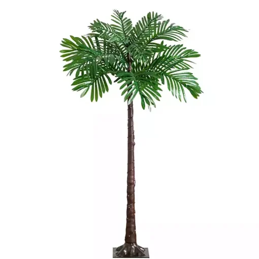 Pre-Lit Warm LED Palm Tree, 4 ft.