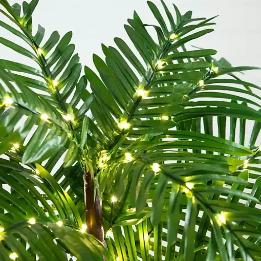 Pre-Lit Warm LED Palm Tree, 4 ft.