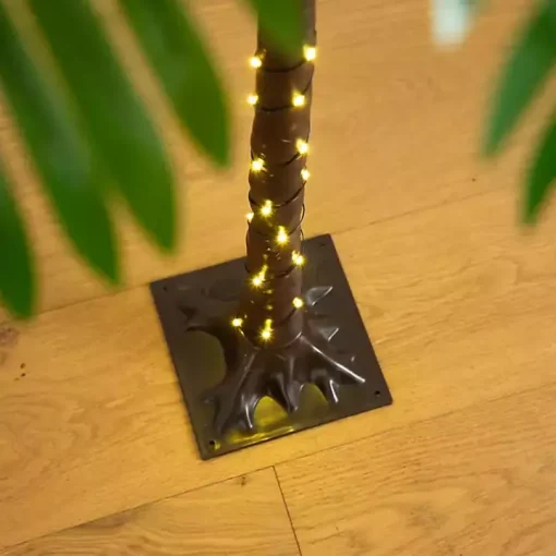Pre-Lit Warm LED Palm Tree, 4 ft.