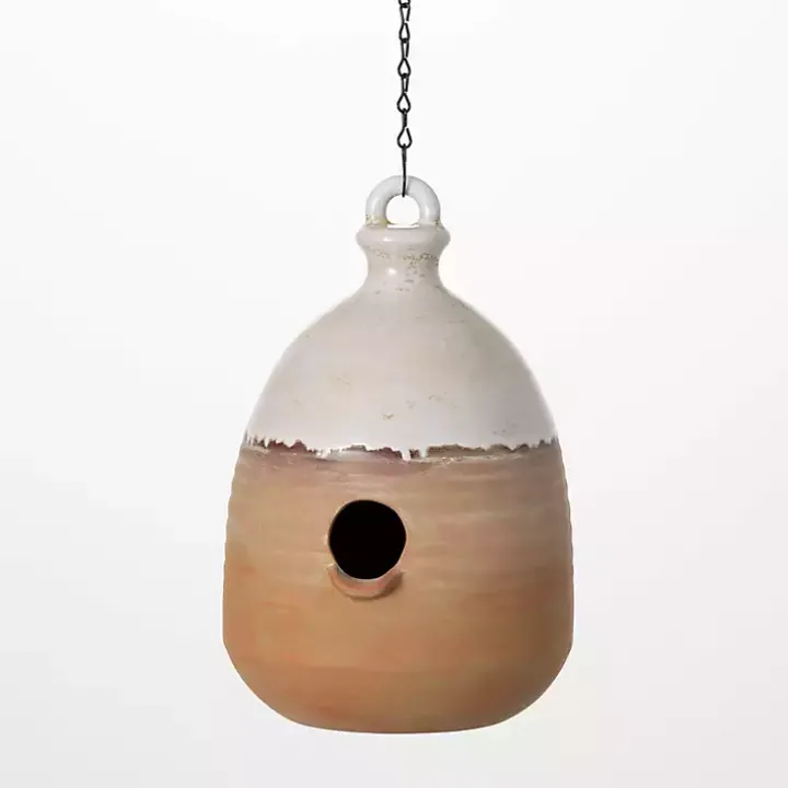 Pueblo Terracotta Birdhouse