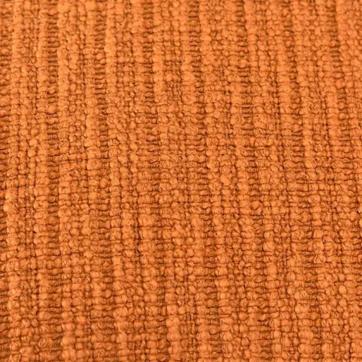 Pumpkin Orange Subtle Striped Oversized Pillow
