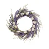 Purple Heather Easter Egg Wreath
