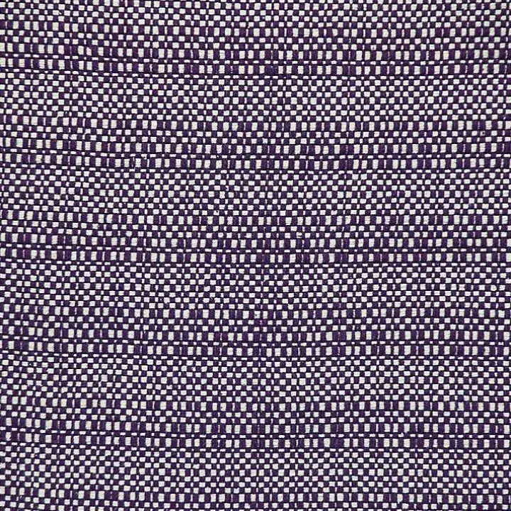 Purple Woven Stripes Fringe Pillow