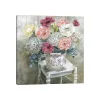 Quaint Cottage Bouquet Giclee Canvas Art Print