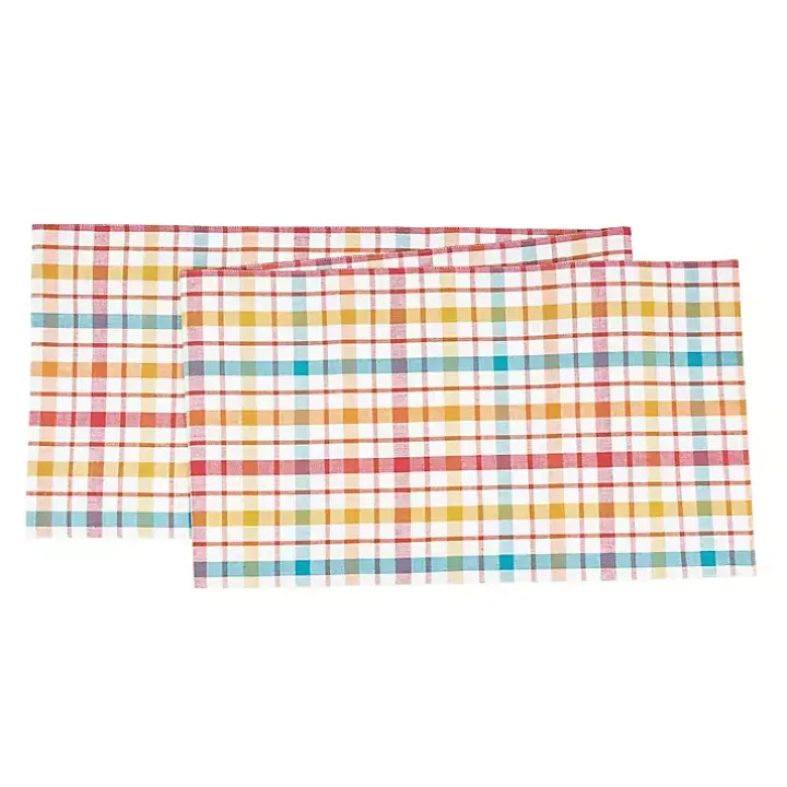 Radley Plaid Reversible Table Runner