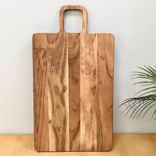 Rectangle Acacia Wood Paddle Handle Board