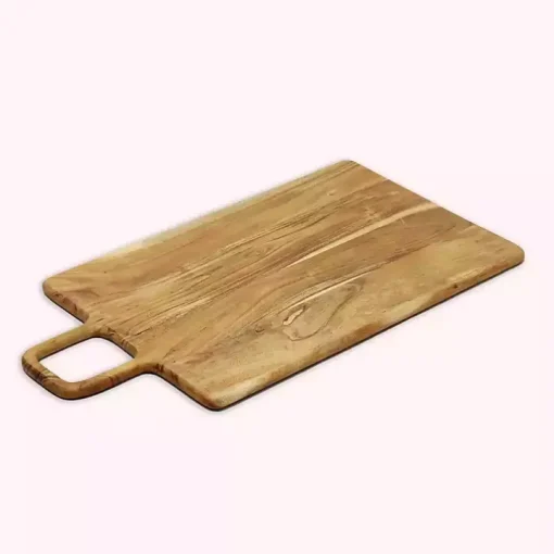 Rectangle Acacia Wood Paddle Handle Board