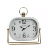 Rectangular Metal Tabletop Clock