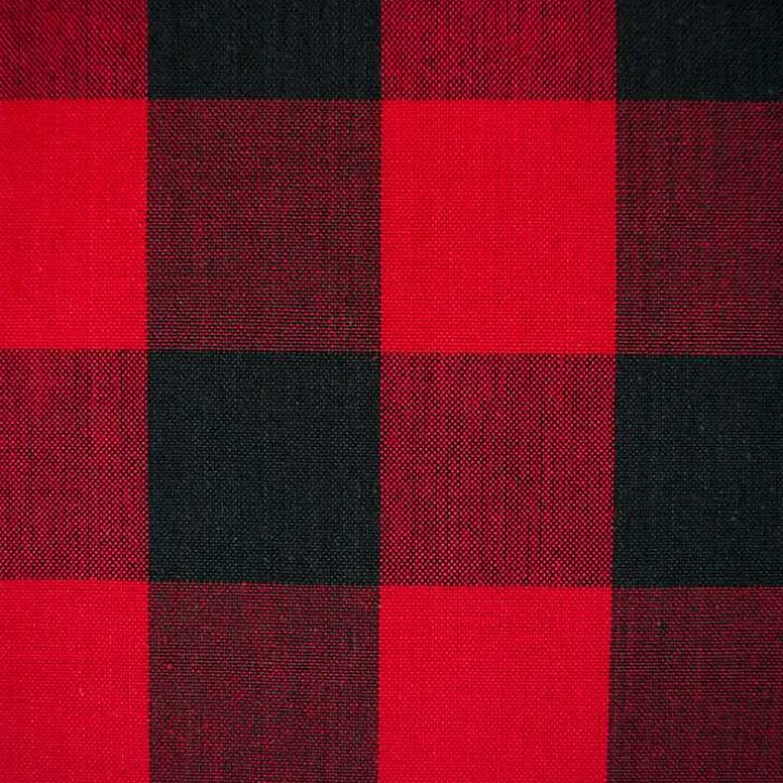 Red & Black Buffalo Check Table Runner