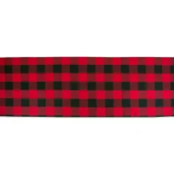 Red & Black Buffalo Check Table Runner