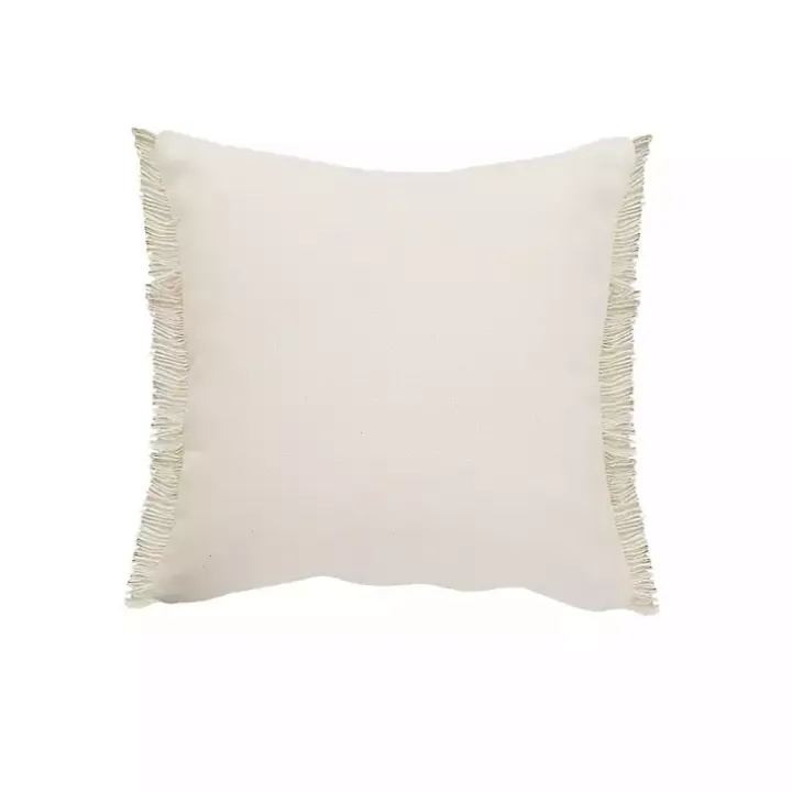 Red & Navy Nautical Rope Throw Pillow. 20x20