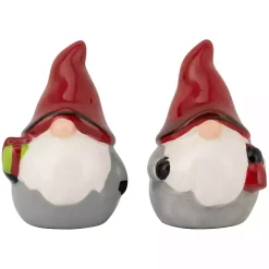 Red and Gray 4-Pc. Christmas Gnome Set