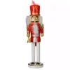 Red and White Wooden Nutcracker
