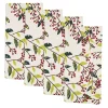 Red Berry Delight Cotton Napkins, Set of 4