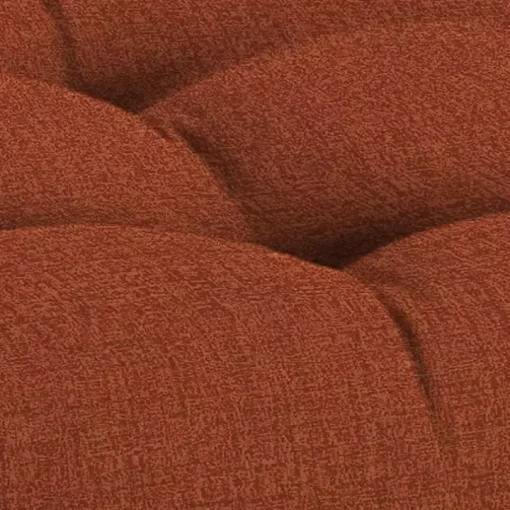 Red French Edge Outdoor Wicker Settee Cushion