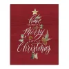 Red Merry Little Christmas Wall Plaque