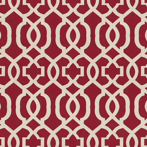 Red New Geometric 2-pc. Lumbar Pillow Set