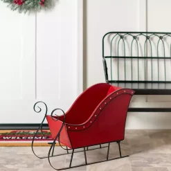 Red Outdoor Sleigh