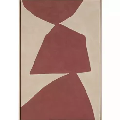 Red Rock Framed Canvas Art Print