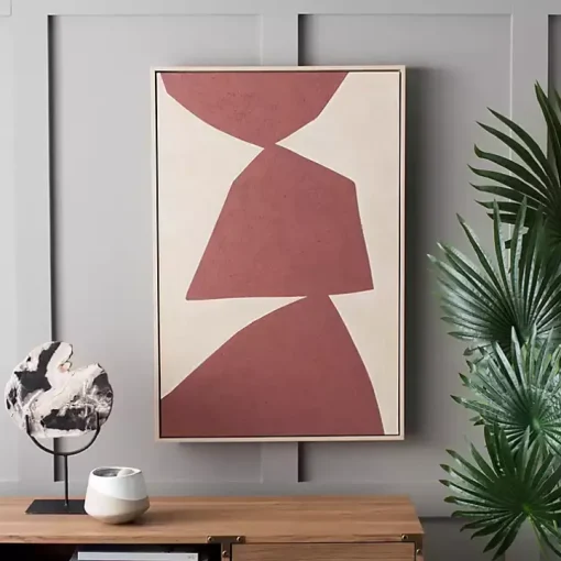 Red Rock Framed Canvas Art Print