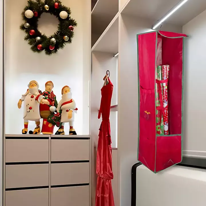 Red Storage Bag Christmas Hanging Organizer