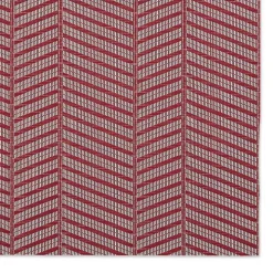 Red Textured Twill Weave Placemats, Set of 6
