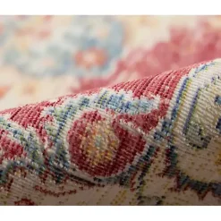 Red Vintage Medallion Area Rug, 2x3