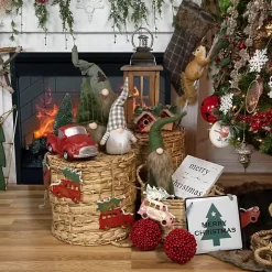 Red Vintage Truck Christmas Tree Garland