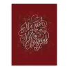 Red Wish Merry Christmas Wall Plaque