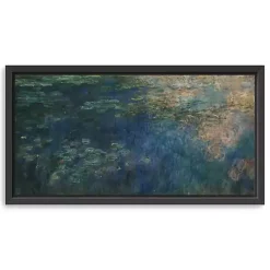 Reflections of Clouds Framed Canvas Art Print