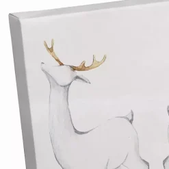 Reindeer Lineup Canvas Art Print