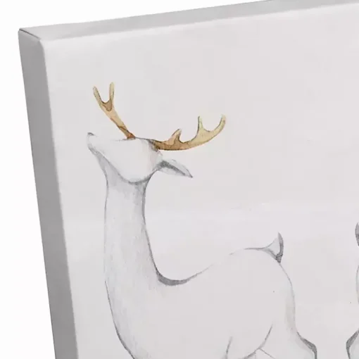 Reindeer Lineup Canvas Art Print