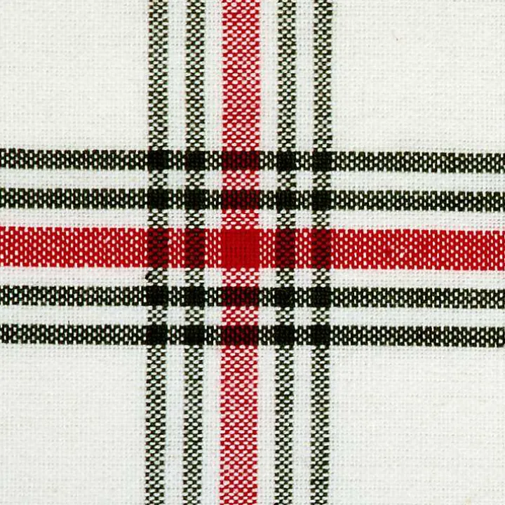 Reindeer Plaid 3-pc. Dishtowel & Potholder Set