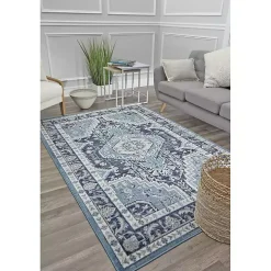 Rieda Midnight Blue Area Rug, 5x7