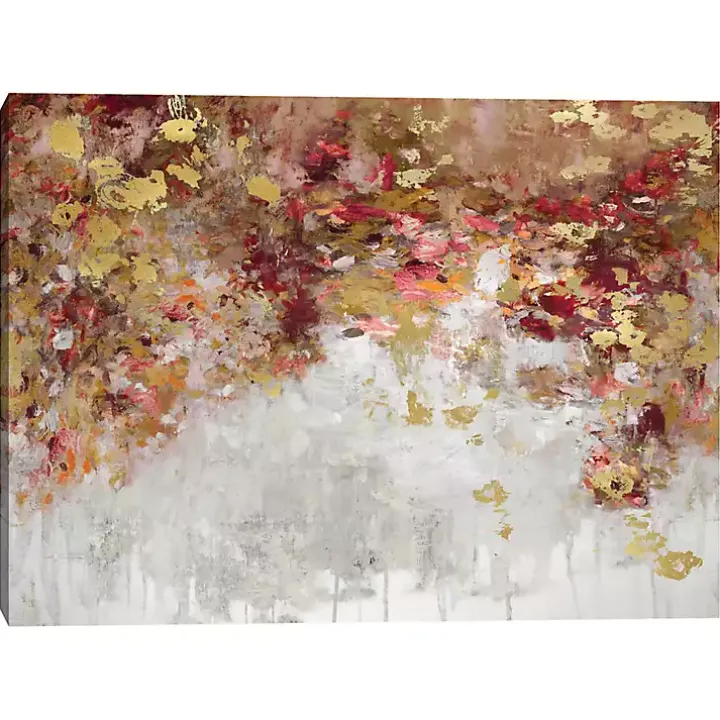 Robbins Charmed Gold Canvas Art Print