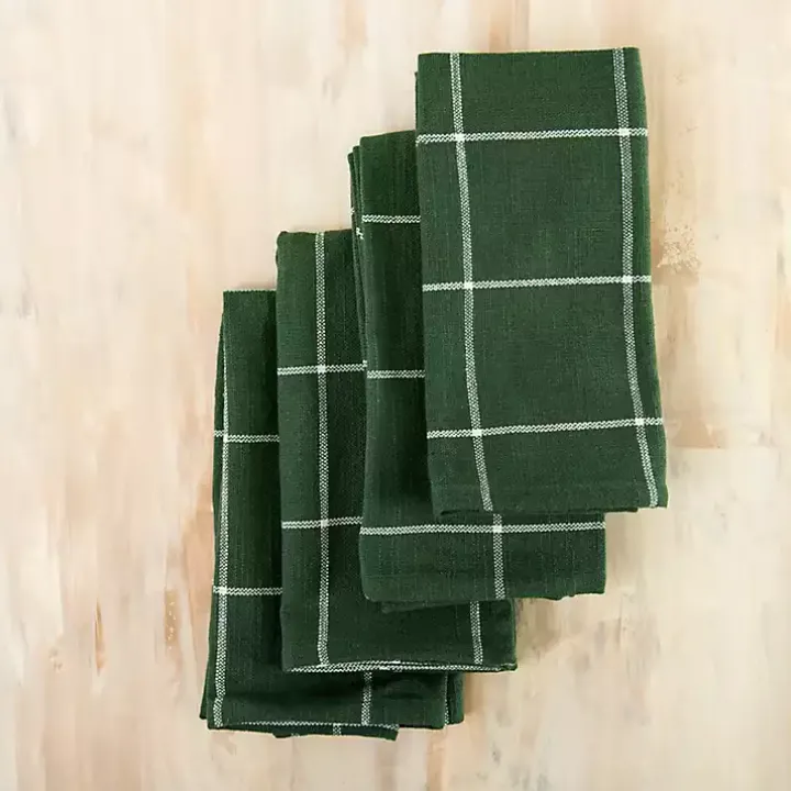 Robby Forest Green Napkins, Set of 4