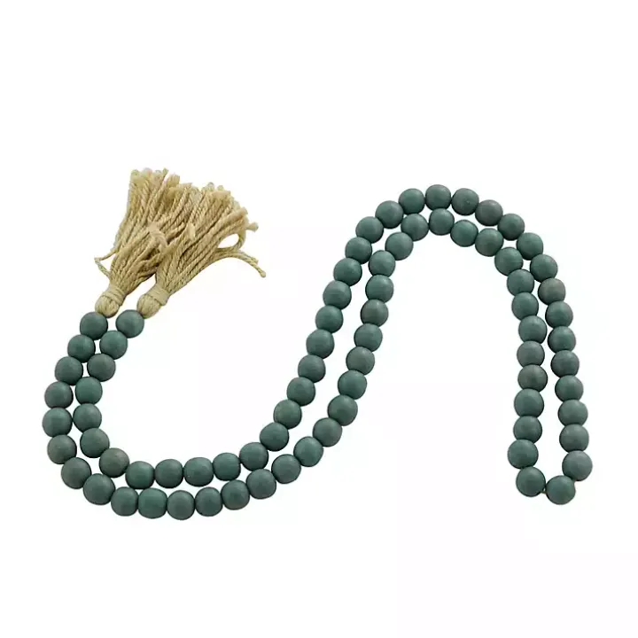 Robin's Egg Blue Bohemian Tassel Garland