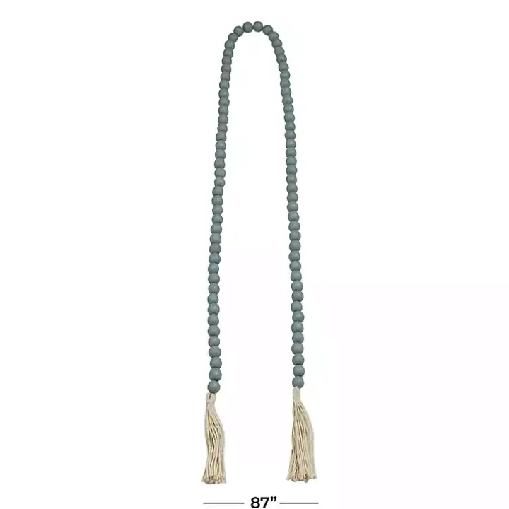 Robin's Egg Blue Bohemian Tassel Garland