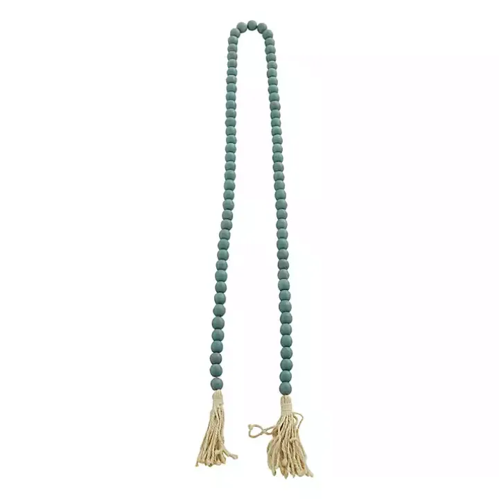 Robin's Egg Blue Bohemian Tassel Garland