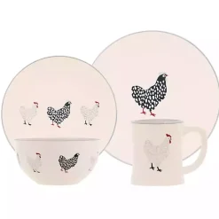 Rooster Stoneware 16-pc. Dinnerware Set