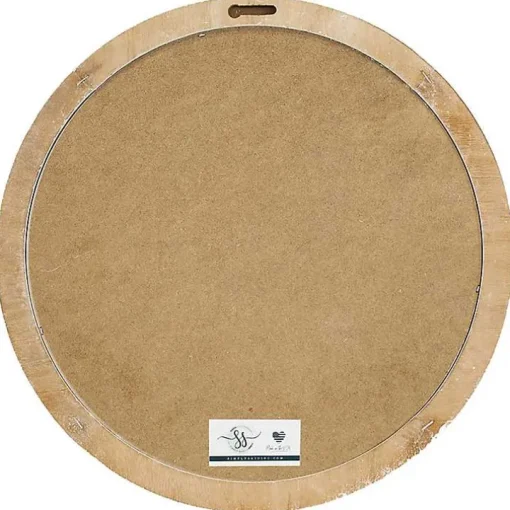 Round Joy to the World Cardinals Wall Plaque
