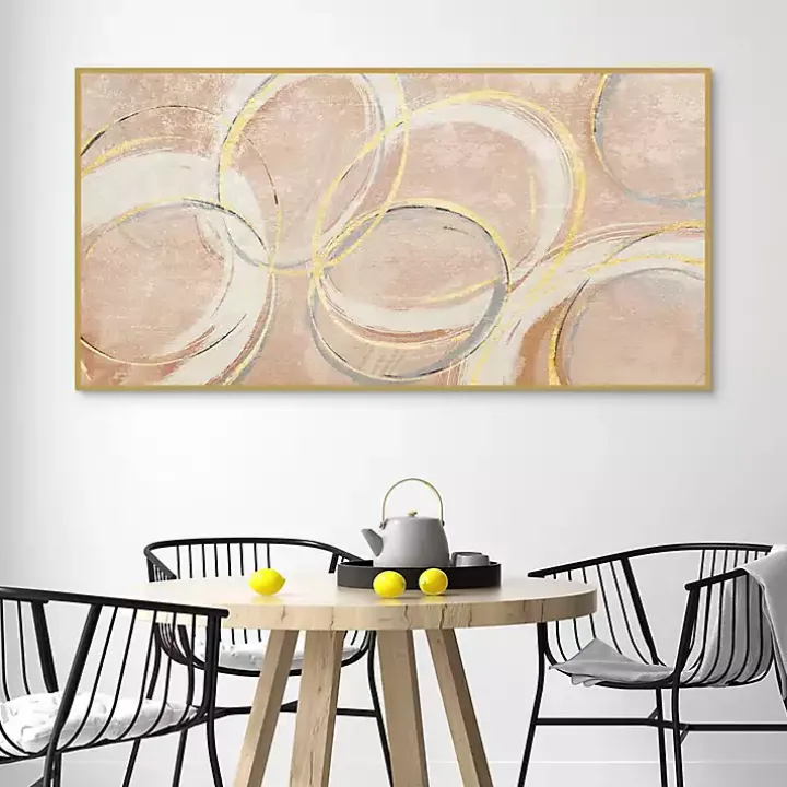 Roundabout II Framed Canvas Art Print