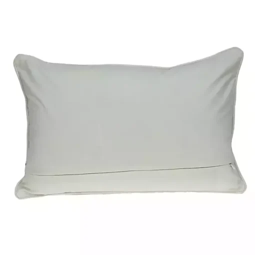 Royal Blue Quatrefoil Lumbar Throw Pillow