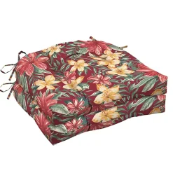 Ruby Tropical 2-pc. Outdoor Wicker Cushion Set