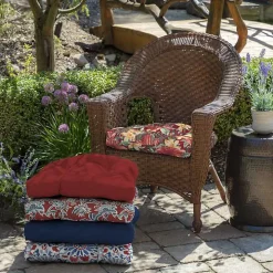 Ruby Tropical 2-pc. Outdoor Wicker Cushion Set
