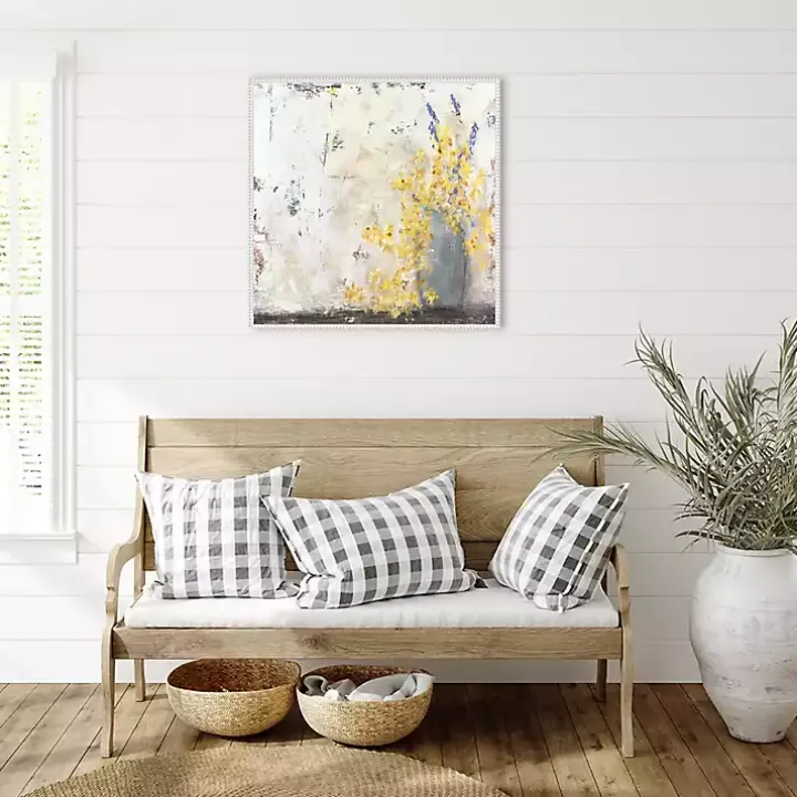 Rustic Romance Framed Canvas Art Print