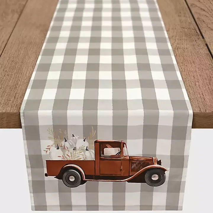 Rusty Harvest Truck Table Runner