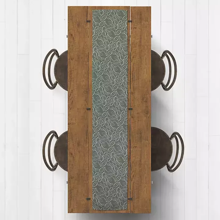 Sage Leaves Table Runner, 72 in.