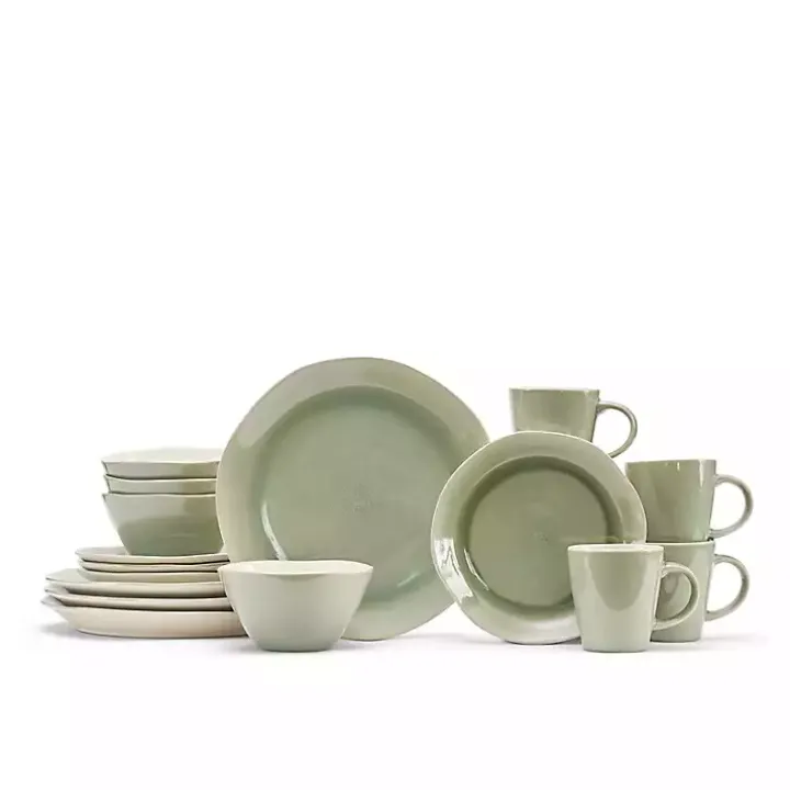 Sage Sand 16-pc. Dinnerware Set